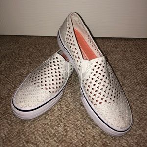 Keds White Slip-on Sneakers